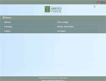 Tablet Screenshot of estanciaarroyoverde.com.ar